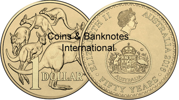 2016 Australia $1 (Change-over) Unc
